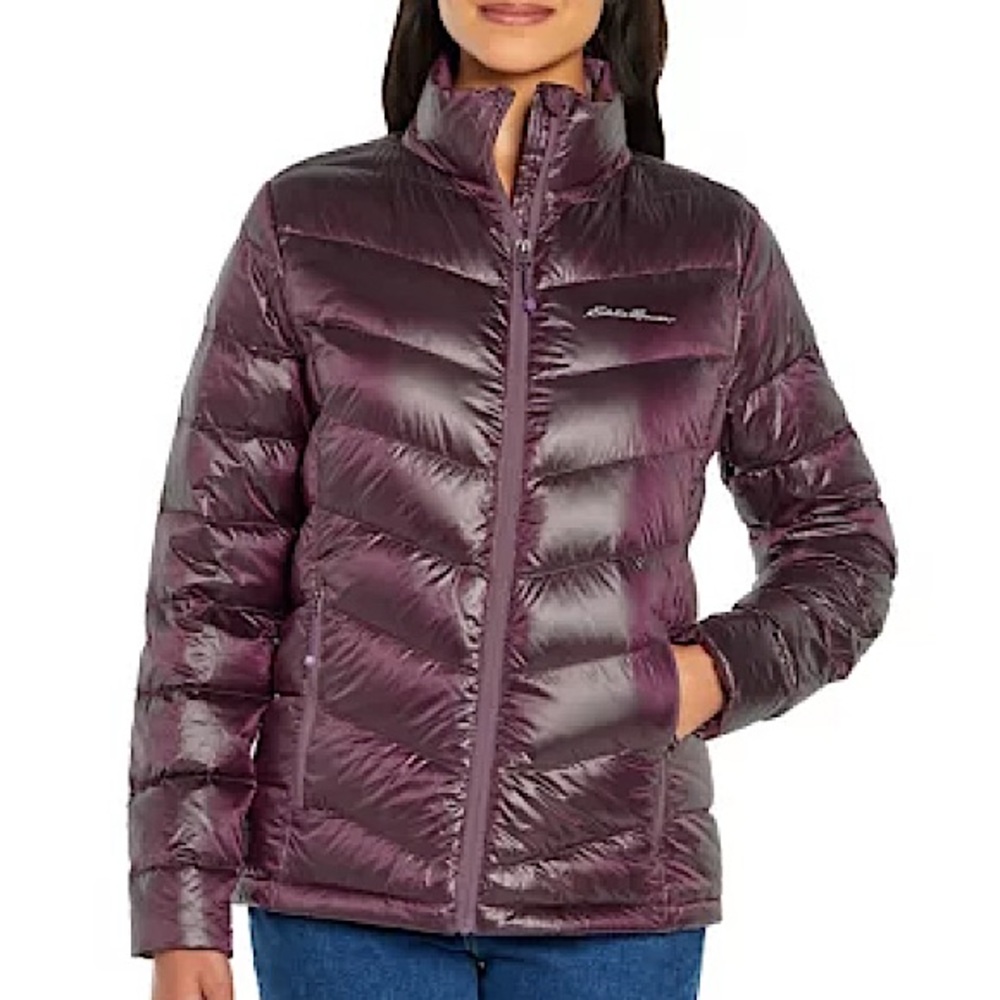 EDDIE BAUER • Women’s Purple Packable Down Puffer Jacket - Picture 1 of 8